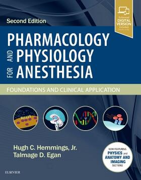 Hemmings / Egan |  Pharmacology and Physiology for Anesthesia | Buch |  Sack Fachmedien