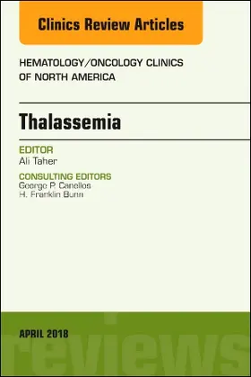 Taher |  Thalassemia, an Issue of Hematology/Oncology Clinics of North America | Buch |  Sack Fachmedien