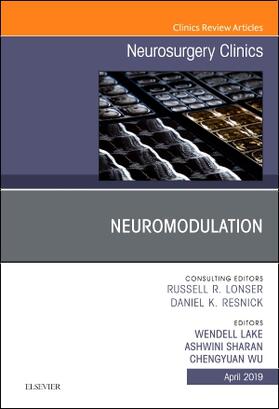 Lake / Sharan / Wu |  Neuromodulation, an Issue of Neurosurgery Clinics of North America | Buch |  Sack Fachmedien