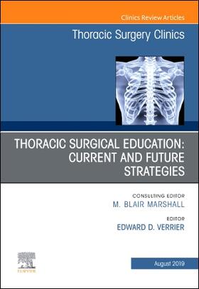 Verrier |  Education and the Thoracic Surgeon, an Issue of Thoracic Surgery Clinics | Buch |  Sack Fachmedien