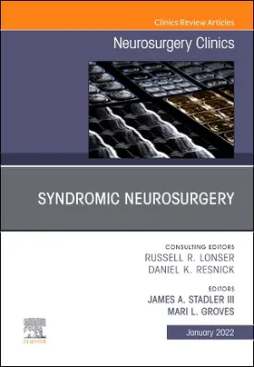 Stadler |  Syndromic Neurosurgery, an Issue of Neurosurgery Clinics of North America | Buch |  Sack Fachmedien