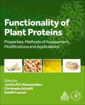 Wanasundara / Schmitt / Lamsal |  Functionality of Plant Proteins | Buch |  Sack Fachmedien