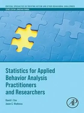 Cox / Vladescu |  Statistics for Applied Behavior Analysis Practitioners and Researchers | eBook | Sack Fachmedien