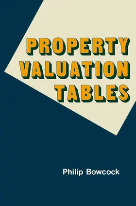 Bowcock |  Property Valuation Tables | Buch |  Sack Fachmedien