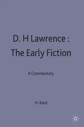 Black |  D.H.Lawrence: The Early Fiction | Buch |  Sack Fachmedien