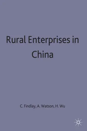 Wu / Findlay / Watson |  Rural Enterprises in China | Buch |  Sack Fachmedien