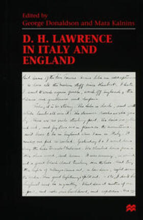 Donaldson / Kalnins |  D. H. Lawrence in Italy and England | Buch |  Sack Fachmedien