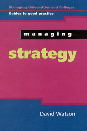 Watson |  Managing Strategy | Buch |  Sack Fachmedien