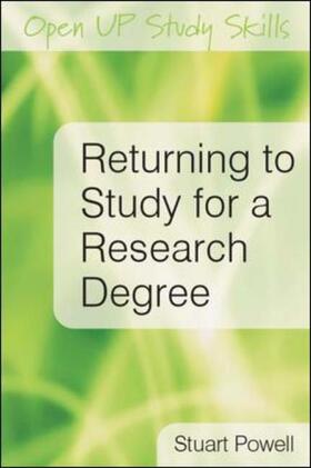 Powell |  Returning to Study for a Research Degree | Buch |  Sack Fachmedien