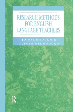 McDonough |  Research Methods for English Language Teachers | Buch |  Sack Fachmedien