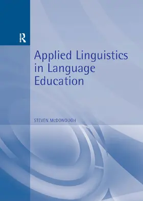 McDonough |  Applied Linguistics in Language Education | Buch |  Sack Fachmedien