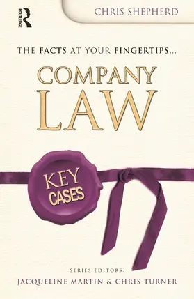 Shepherd |  Key Cases: Company Law | Buch |  Sack Fachmedien