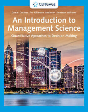 Camm / Cochran / Fry |  An Introduction to Management Science | Buch |  Sack Fachmedien