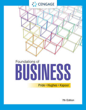 Kapoor / Hughes / Pride |  Foundations of Business | Buch |  Sack Fachmedien