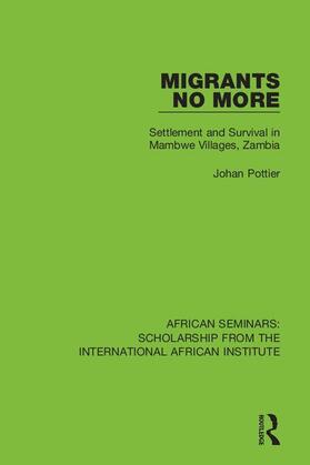 Pottier |  Migrants No More | Buch |  Sack Fachmedien