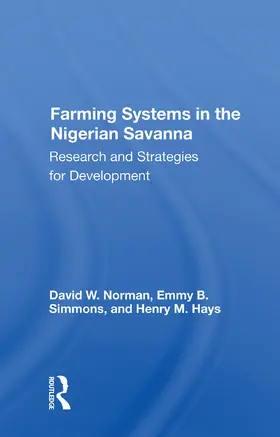 Norman |  Farming Systems In The Nigerian Savanna | Buch |  Sack Fachmedien