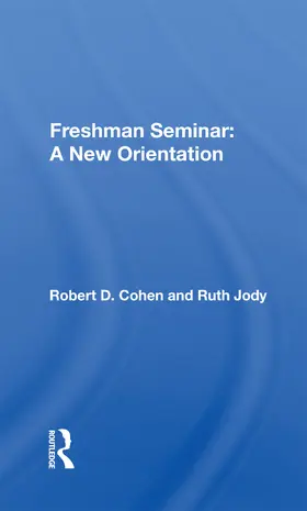 Cohen |  Freshman Seminar: A New Orientation | Buch |  Sack Fachmedien