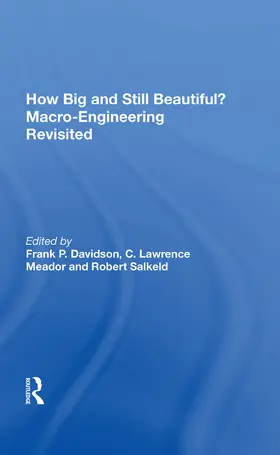 Davidson |  How Big and Still Beautiful? Macro-Engineering Revisited | Buch |  Sack Fachmedien