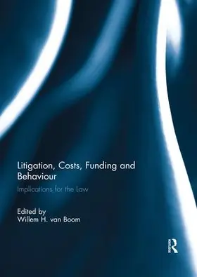 Boom |  Litigation, Costs, Funding and Behaviour | Buch |  Sack Fachmedien