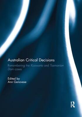 Genovese |  Australian Critical Decisions | Buch |  Sack Fachmedien
