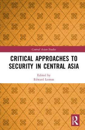 Lemon |  Critical Approaches to Security in Central Asia | Buch |  Sack Fachmedien