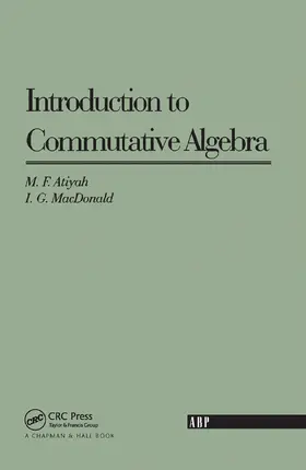 Atiyah |  Introduction To Commutative Algebra | Buch |  Sack Fachmedien