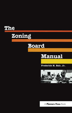 Bair, Jr. |  Zoning Board Manual | Buch |  Sack Fachmedien