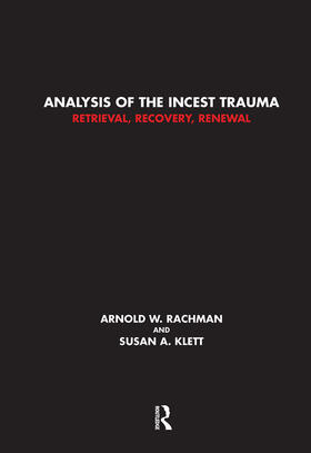 Klett / Rachman |  Analysis of the Incest Trauma | Buch |  Sack Fachmedien