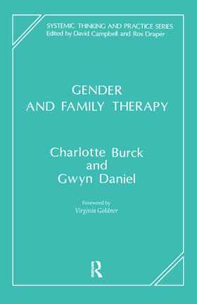 Burck / Daniel |  Gender and Family Therapy | Buch |  Sack Fachmedien