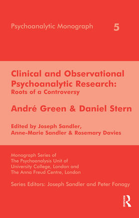 Davies / Sandler |  Clinical and Observational Psychoanalytic Research | Buch |  Sack Fachmedien