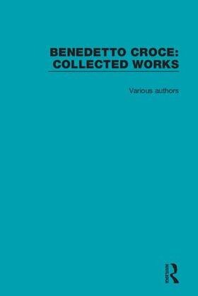 Various |  Benedetto Croce: Collected Works | Buch |  Sack Fachmedien