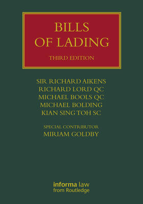 Aikens / Lord QC / Bools QC |  Bills of Lading | Buch |  Sack Fachmedien