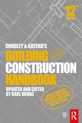 Kovac / Chudley / Greeno |  Chudley and Greeno's Building Construction Handbook | Buch |  Sack Fachmedien