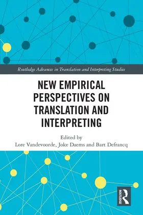 Vandevoorde / Daems / Defrancq |  New Empirical Perspectives on Translation and Interpreting | Buch |  Sack Fachmedien