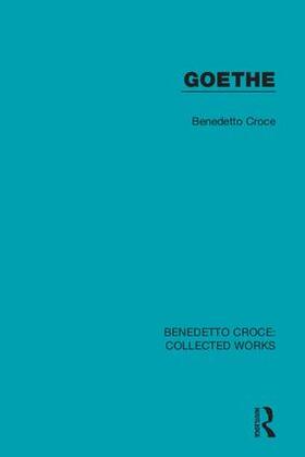 Croce |  Goethe | Buch |  Sack Fachmedien