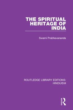 Prabhavananda |  The Spiritual Heritage of India | Buch |  Sack Fachmedien