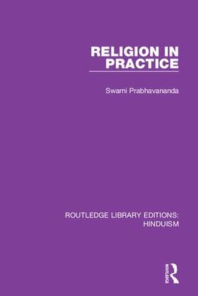 Prabhavananda |  Religion in Practice | Buch |  Sack Fachmedien