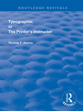 Adams |  Typographia | Buch |  Sack Fachmedien