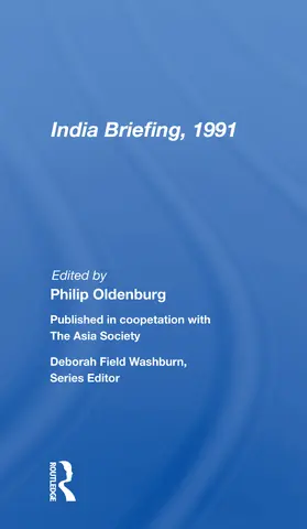 Oldenburg |  India Briefing, 1991 | Buch |  Sack Fachmedien