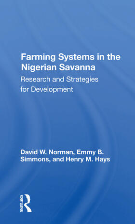 Norman |  Farming Systems In The Nigerian Savanna | Buch |  Sack Fachmedien