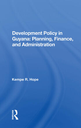 Hope |  Development Policy in Guyana | Buch |  Sack Fachmedien