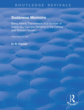 Palmer |  Sudanese Memoirs | Buch |  Sack Fachmedien