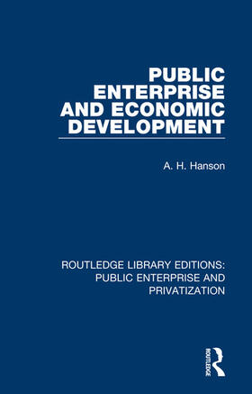 Hanson |  Public Enterprise and Economic Development | Buch |  Sack Fachmedien