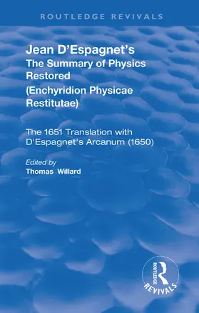 D'Espagnet / Willard |  Jean D'Espagnet's The Summary of Physics Restored | Buch |  Sack Fachmedien