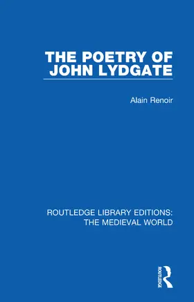 Renoir |  The Poetry of John Lydgate | Buch |  Sack Fachmedien