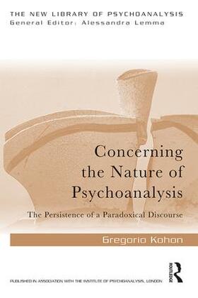 Kohon |  Concerning the Nature of Psychoanalysis | Buch |  Sack Fachmedien