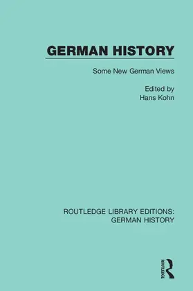 Kohn |  German History | Buch |  Sack Fachmedien