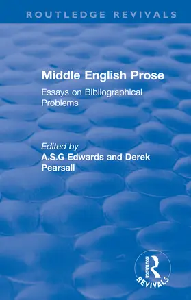 Pearsall / Edwards | Middle English Prose | Buch | 978-0-367-24845-1 | sack.de