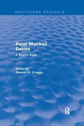 Craggs |  Peter Maxwell Davies | Buch |  Sack Fachmedien