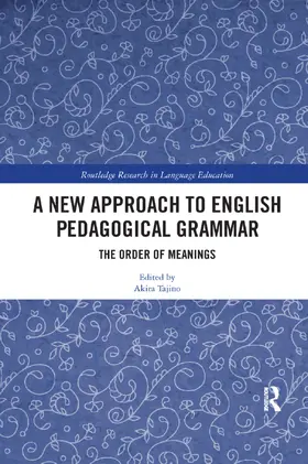 Tajino |  A New Approach to English Pedagogical Grammar | Buch |  Sack Fachmedien